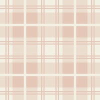 Cream Tartan Check Plaid tapetit