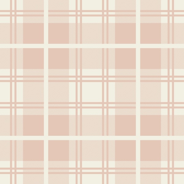 Cream Tartan Check Plaid
