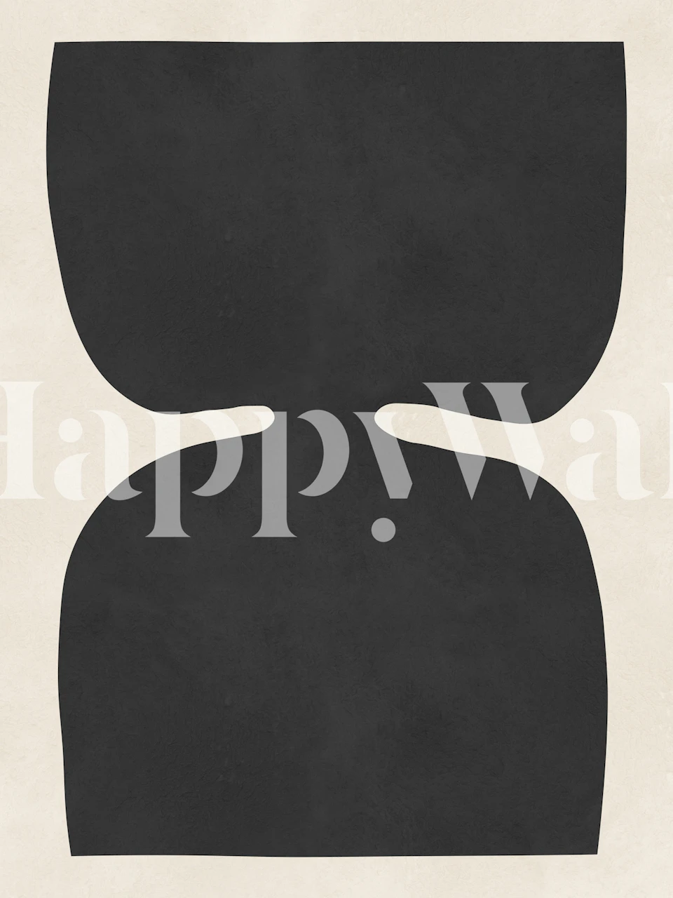 Bold Black Silhouette wallpaper in a room