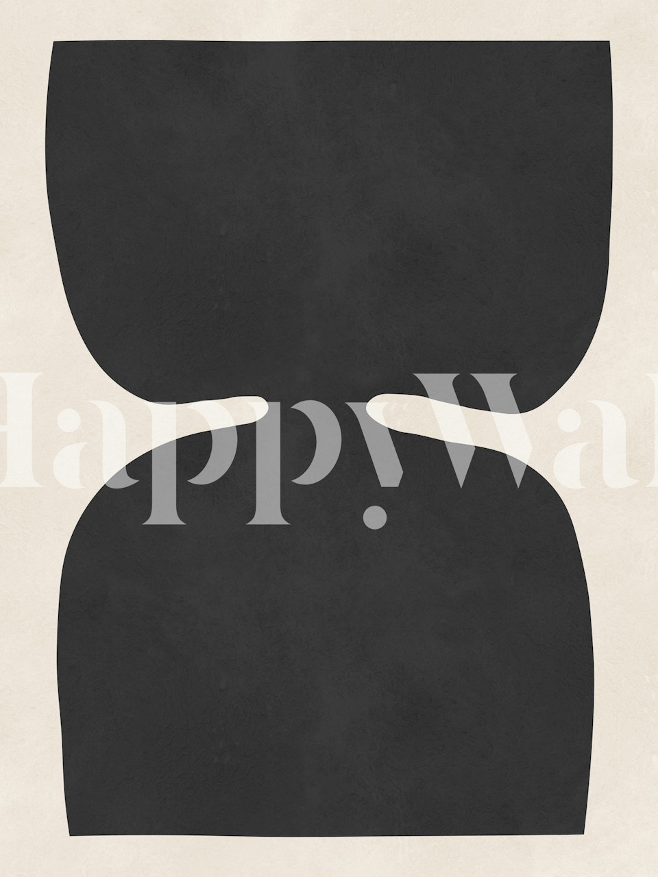 Bold Black Silhouette wallpaper in a room