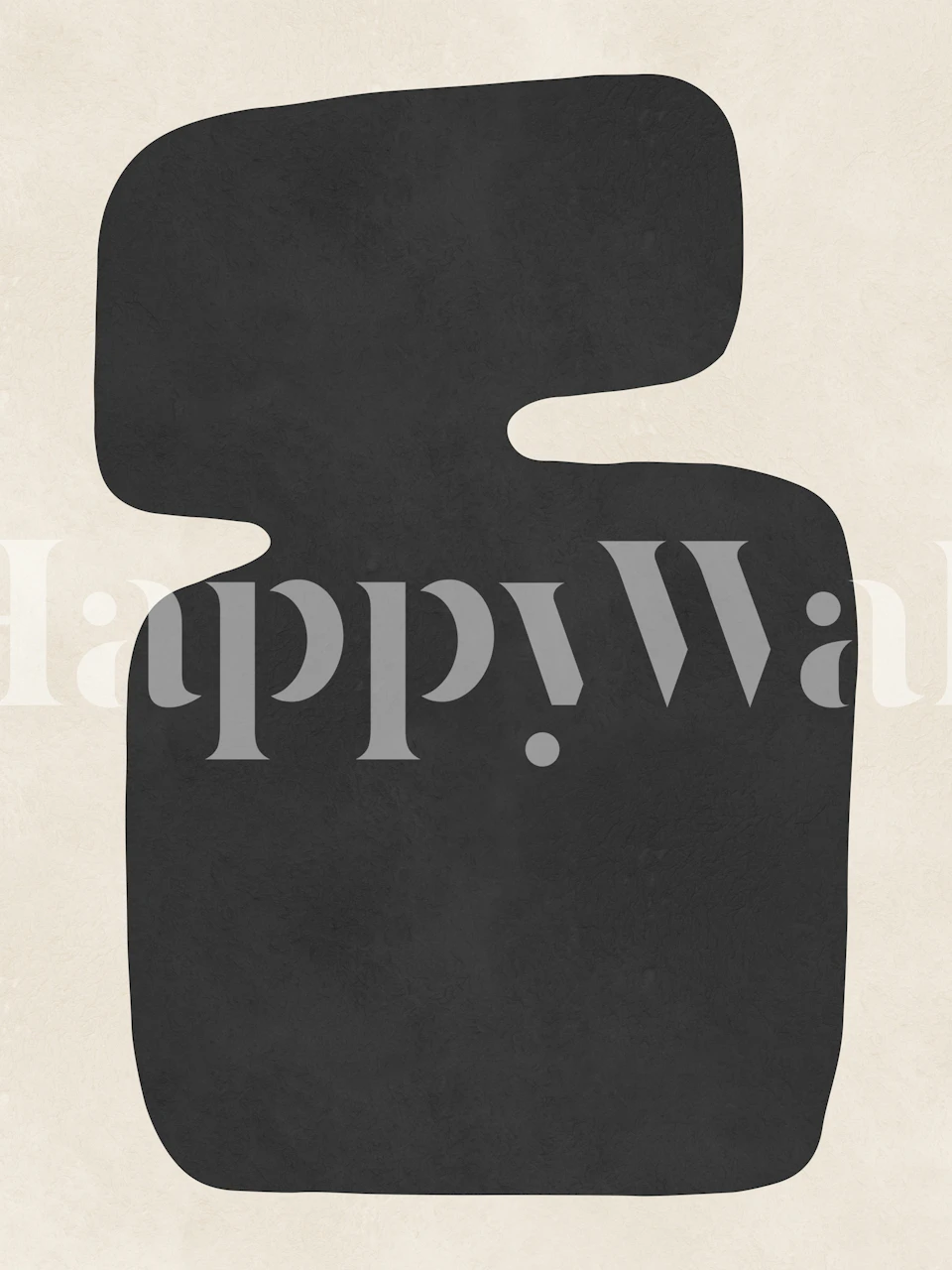 Carta da parati Modern Organic Form in una stanza