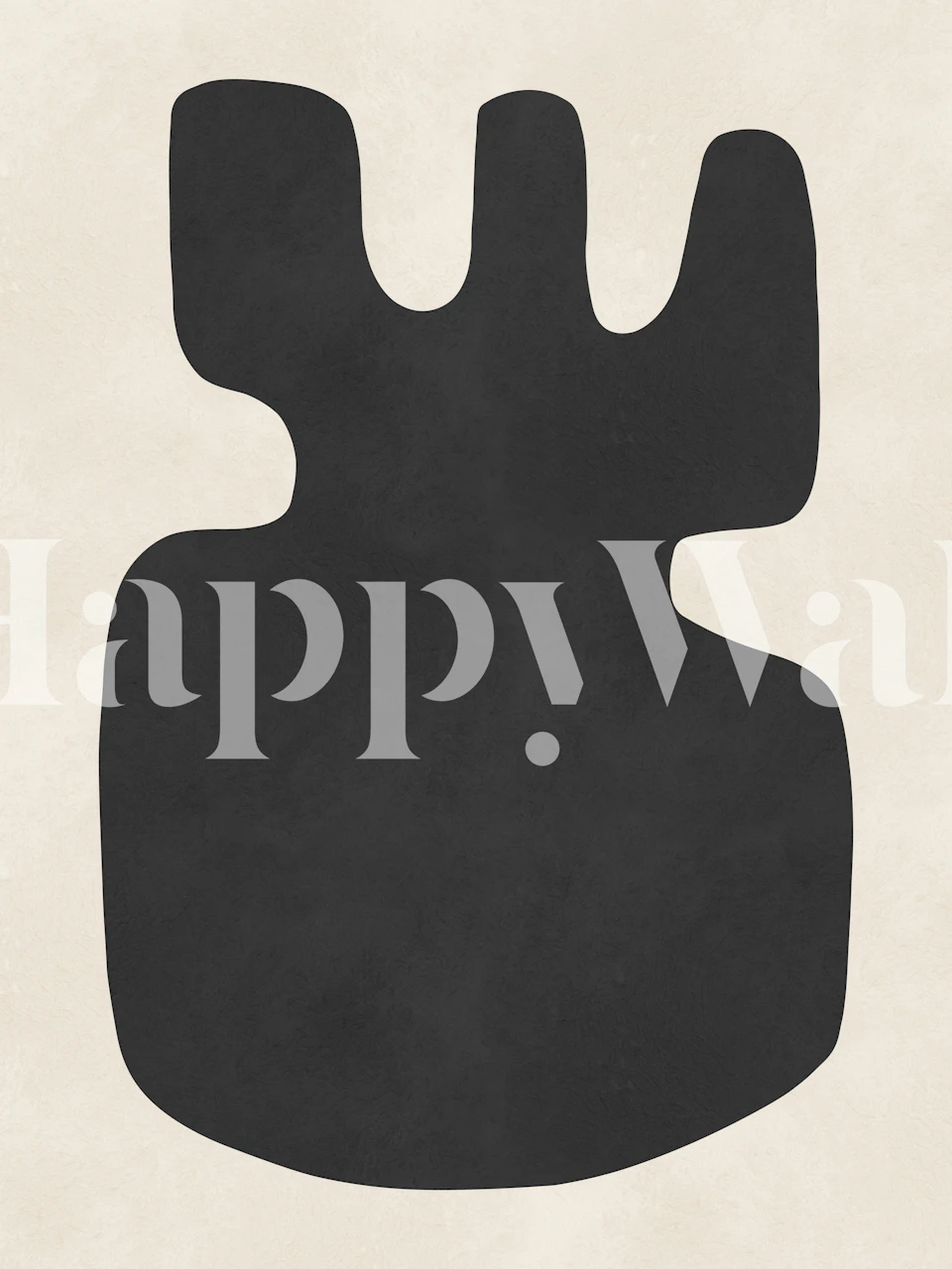 Abstract Nordic Design tapet i ett rum