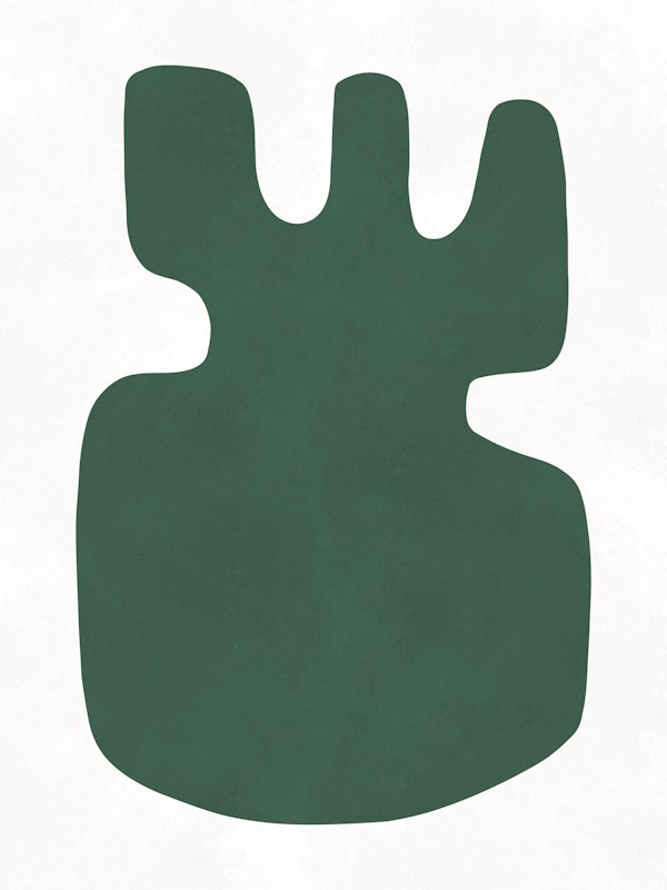 Emerald Organic Silhouette