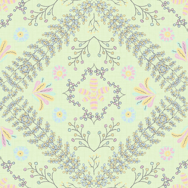 Bloom Tapestry Sage Green