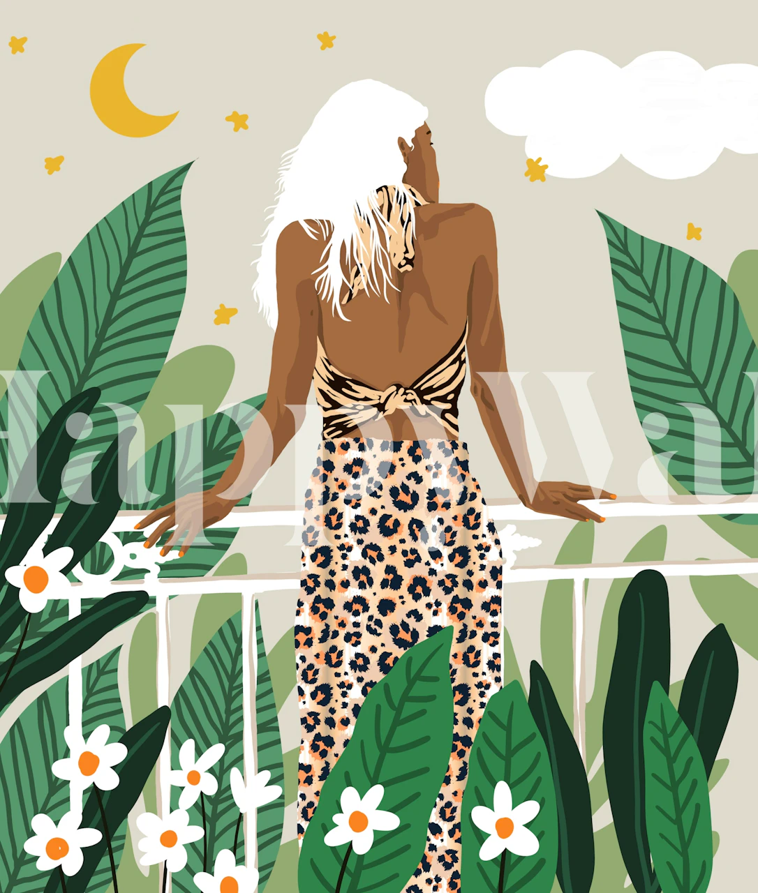 Trust The Wait wallpaper in a room setting