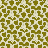 Large Scale Abstract Flowers Pattern - Sage papel de parede