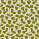 Large Scale Abstract Flowers Pattern - Sage