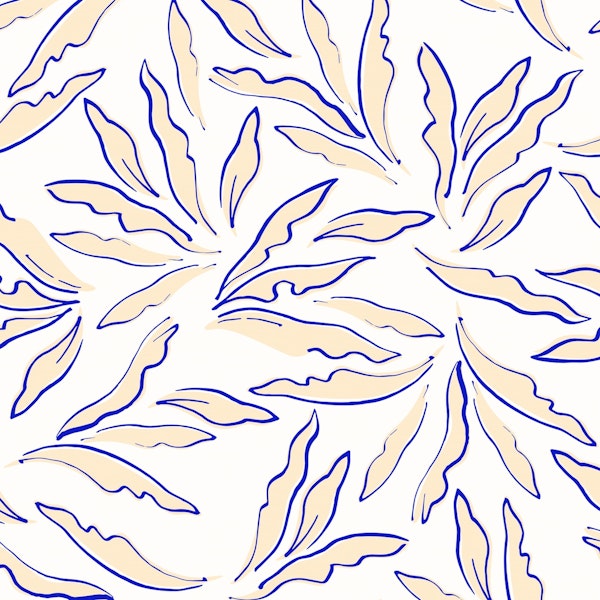 Abstract Banana Leaves