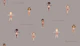Elegant Ballet Characters large scale