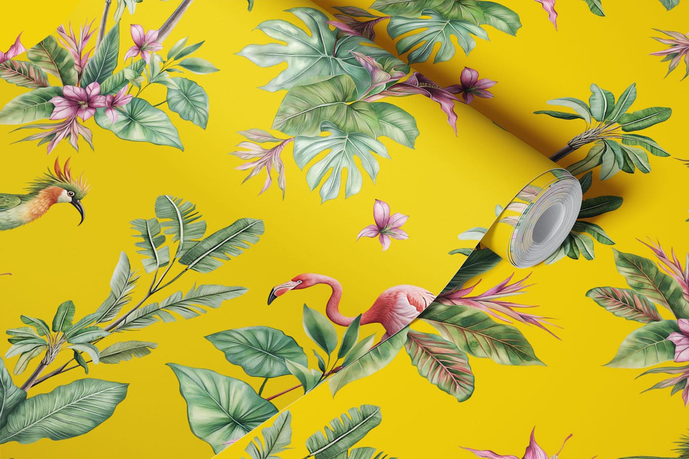 Tropica wallpaper roll