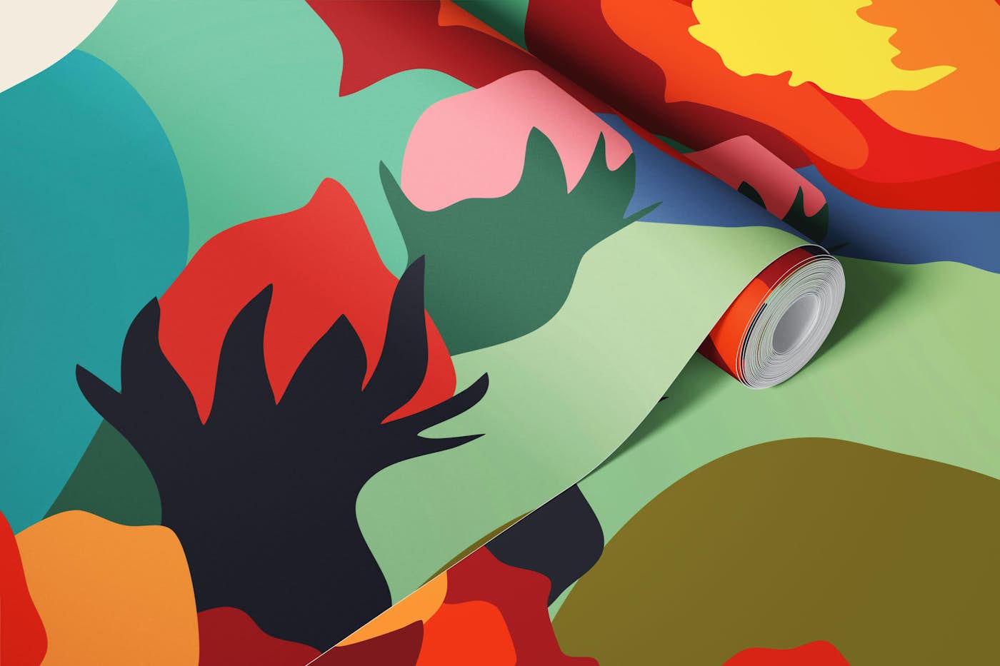 How Cactus Got Its Groove Back wallpaper roll