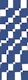 Rectangles 3C | White on Indigo Dark Blue