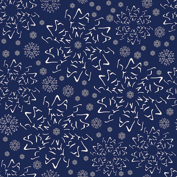 Nordic Winter Night Sky | Dark Blue