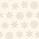 Nordic Stars & Snowflakes on Cream