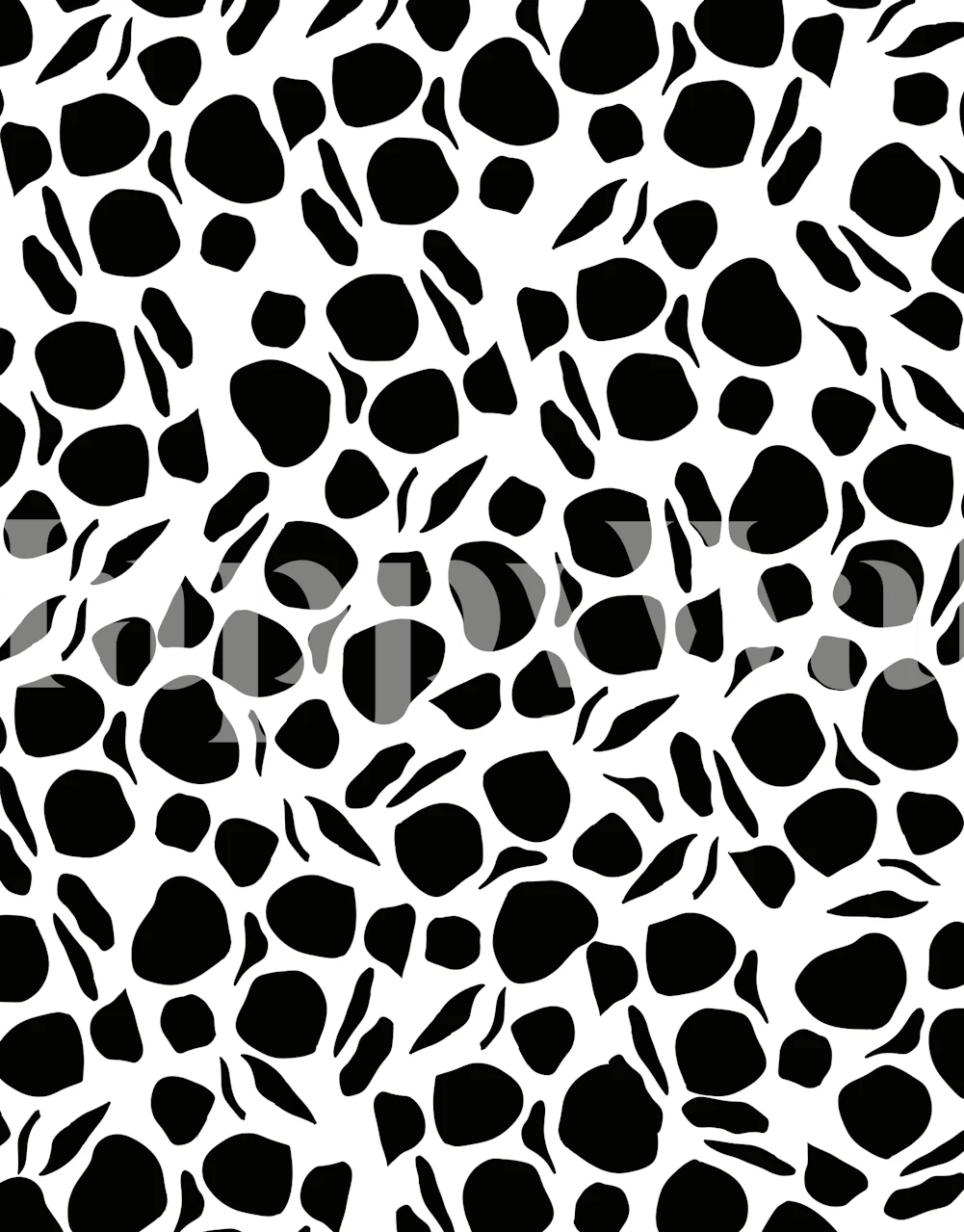 Black and white abstract animal print wallpaper
