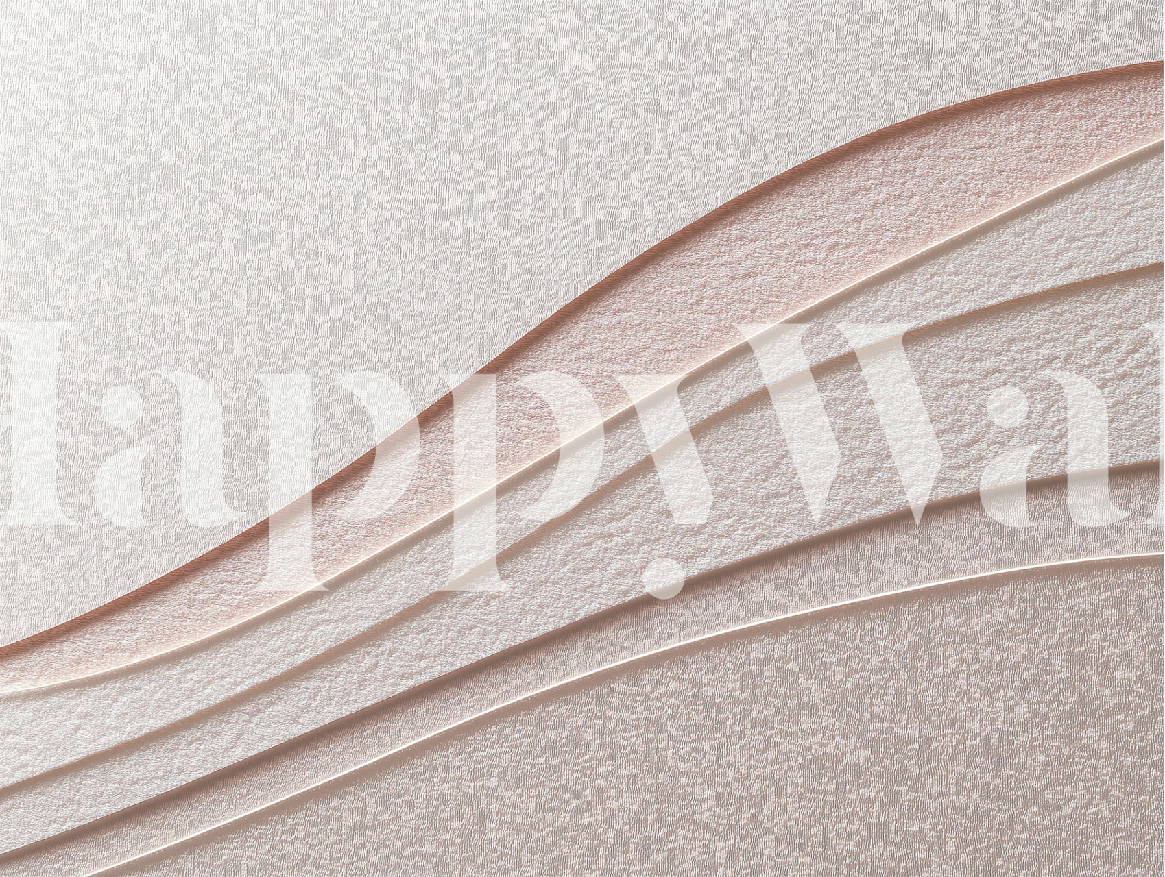 Textured soft pink wave design wallpaper