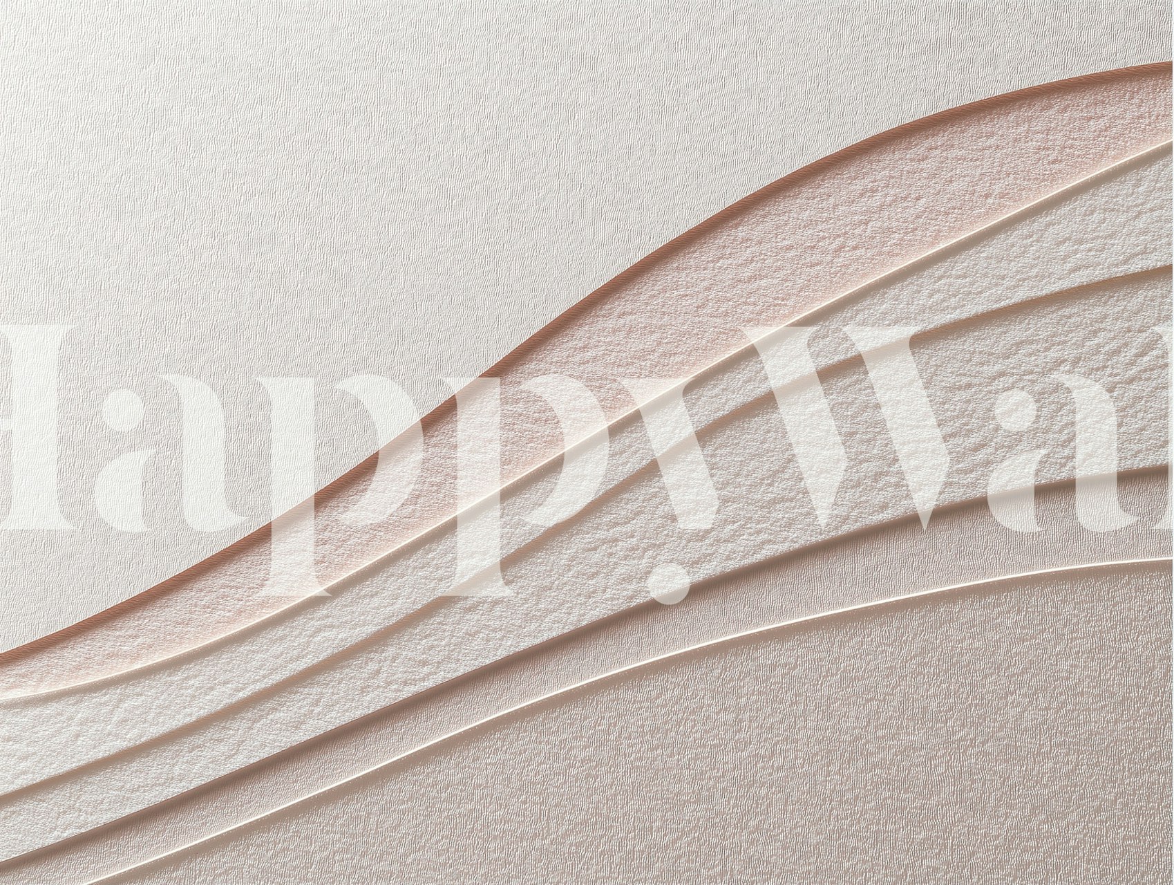 Ταπετσαρία Gentle Wave Design εμφανιζόμενη σε δωμάτιο