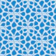 Large Scale Modern Leaves - Blue