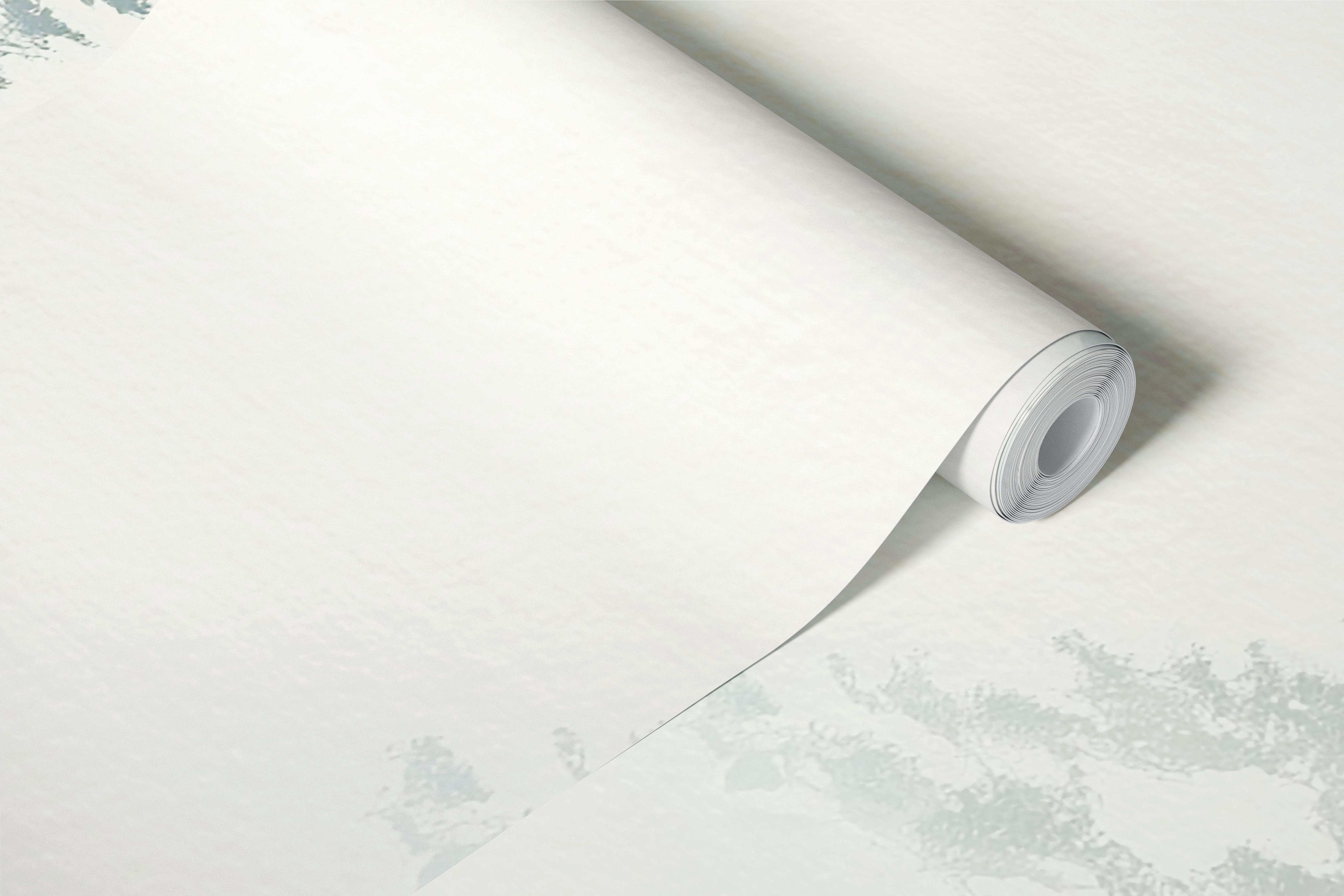 Misty Morning Forest wallpaper in a room