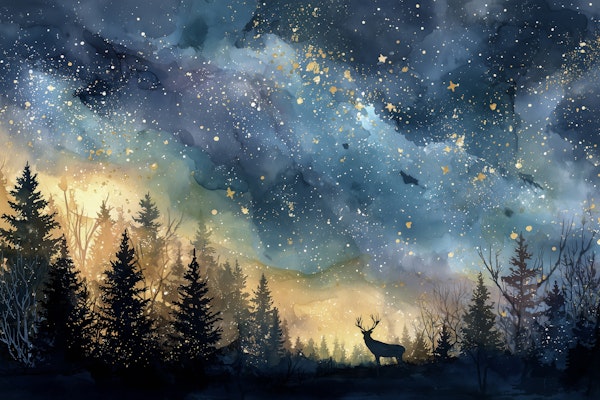Starlit Forest Escape