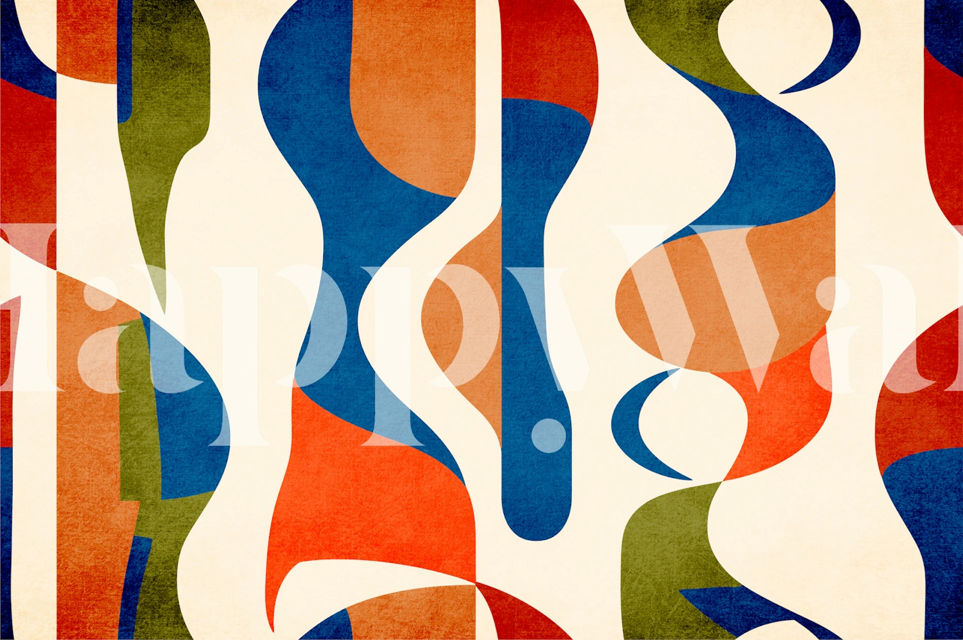 Helsinki wallpaper design in a room