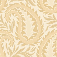 L Botanical Paisley - Light Cream Brown tapety