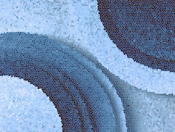 Blue Mosaic Serenity