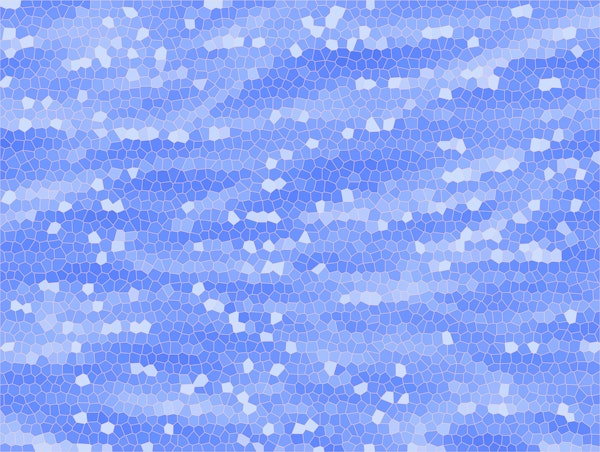 Blue Mosaic Tones