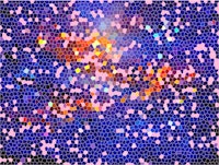Cosmic Spectrum Mosaic wallpaper