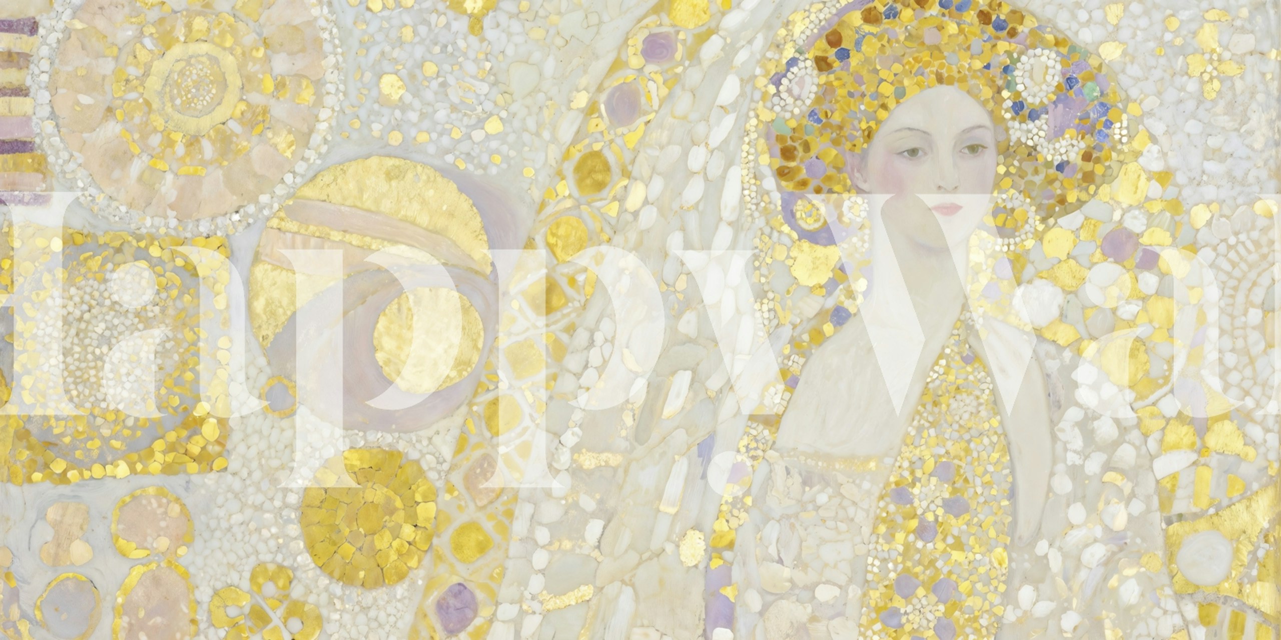 Elegant Radiance Lady wallpaper in a room