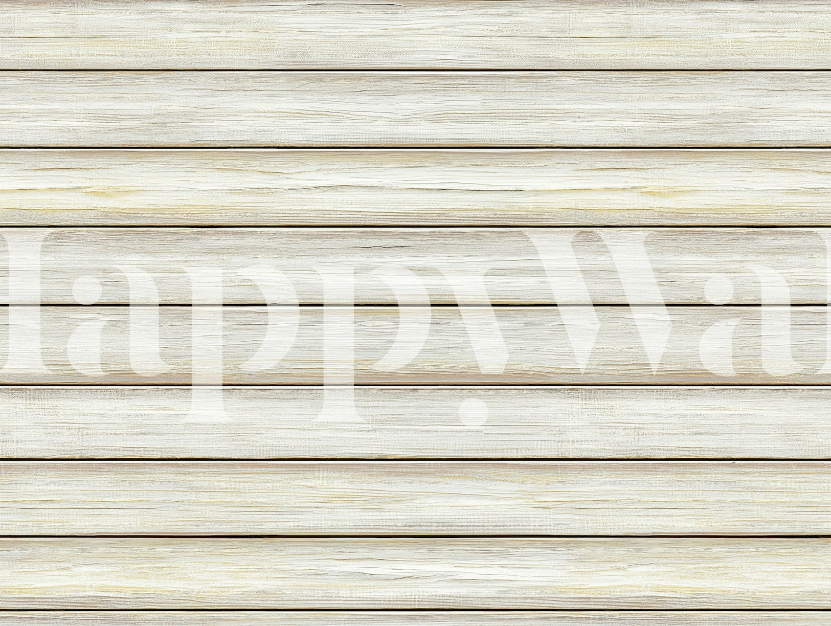 Rustic White Timber tapet i et rom