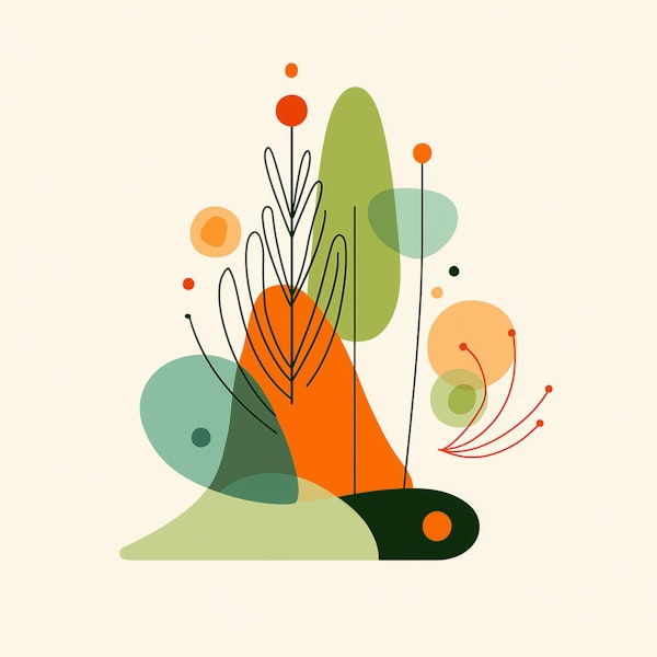 Abstract Nature Harmony