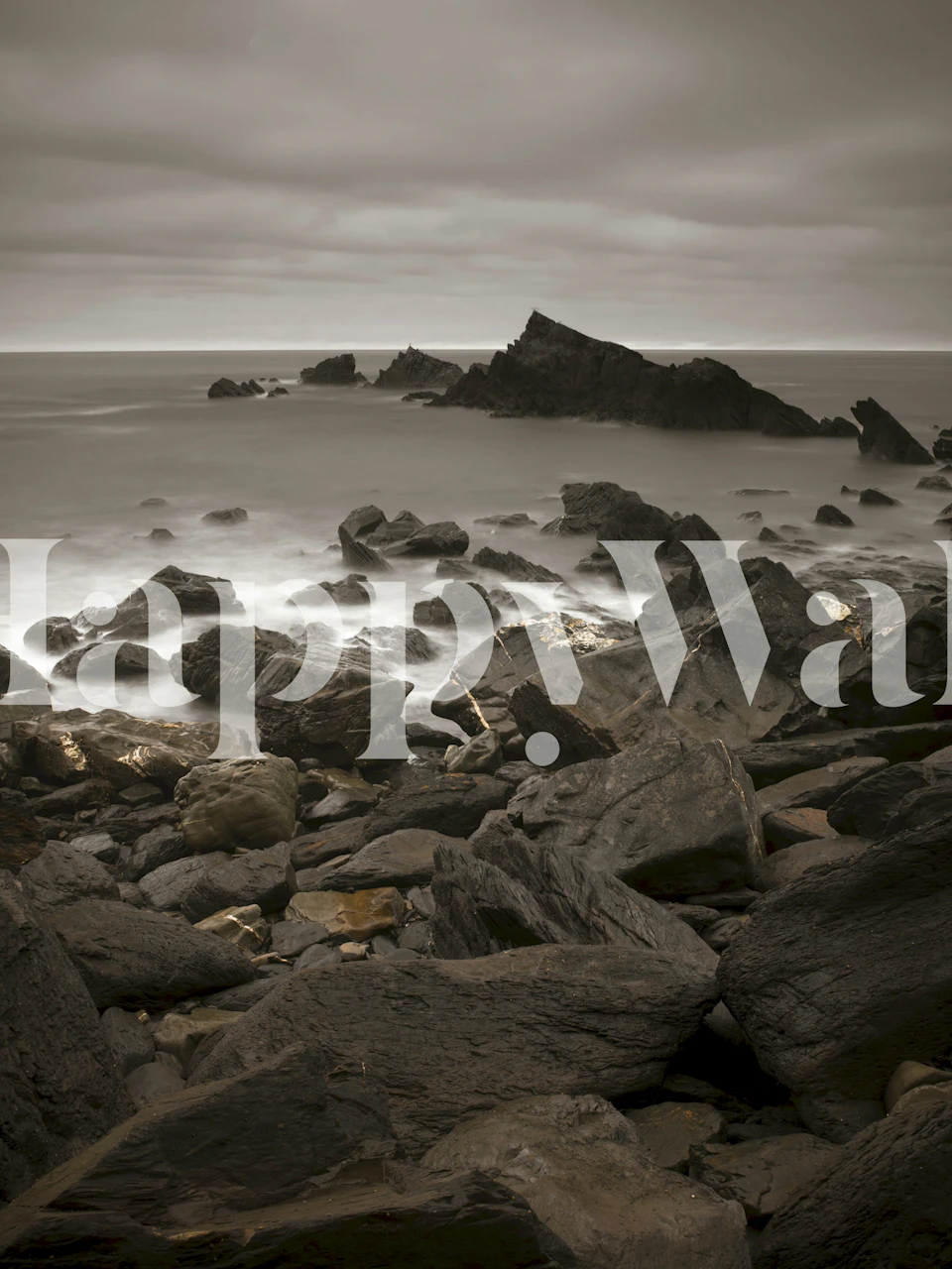 Duckpool Beach wallpaper in a room