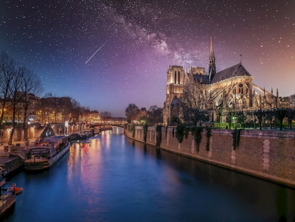 Ethereal Nighttime Vista