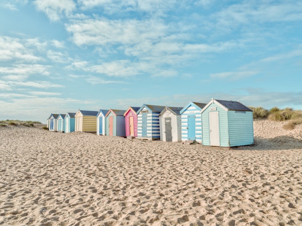 Beach Huts on the Shore