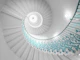 Teal Staircase Symphony