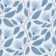 Serene Azure Blooms
