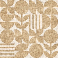 Scandi Texture Block Print Neutral Boho Gold behang