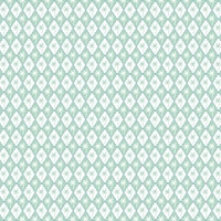 scalloped diamonds with palms - mint carta da parati