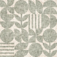Scandi Texture Block Print Neutral Boho Sage behang