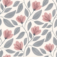 Watercolor flowers in autumn tapet