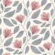 Watercolor flowers in autumn