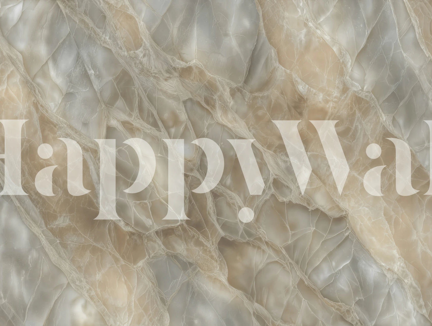 Earthy marble texture wallpaper featuring gray and beige veins in a natural stone pattern.