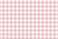 Soft pink gingham large checkered plaid tapete