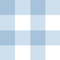 Soft blue gingham large checkered plaid tapete