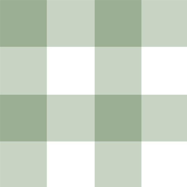 sage green gingham large checkered plaid