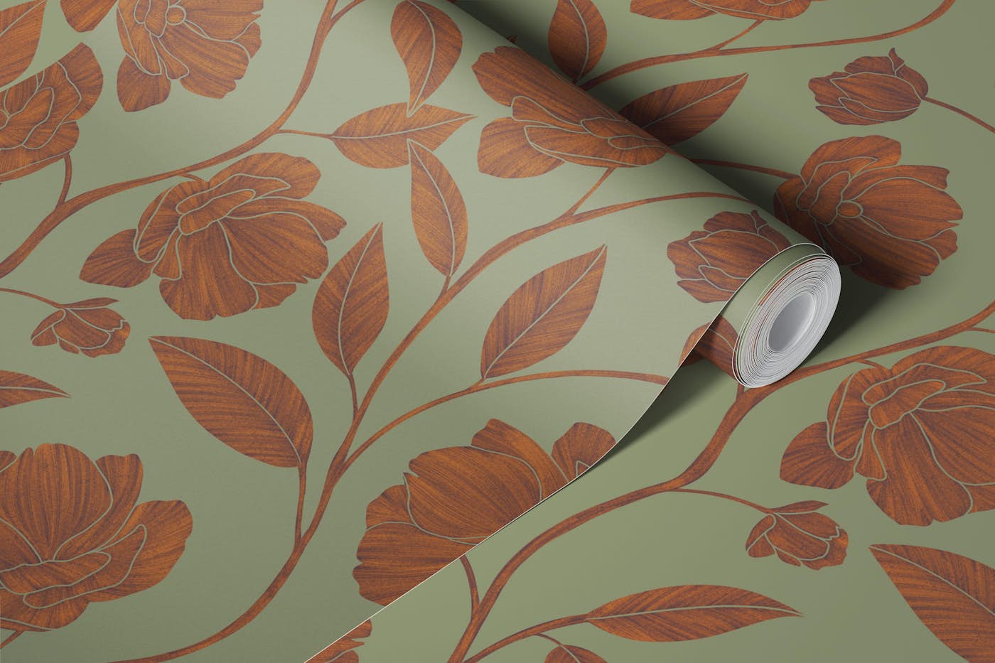 Autumn Blossom wallpaper roll