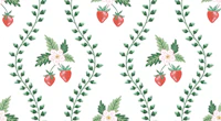Strawberry stripe carta da parati