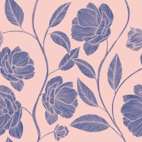 Pink and Blue Petals wallpaper