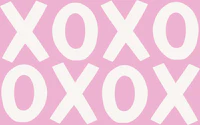 xoxo - pink wallpaper